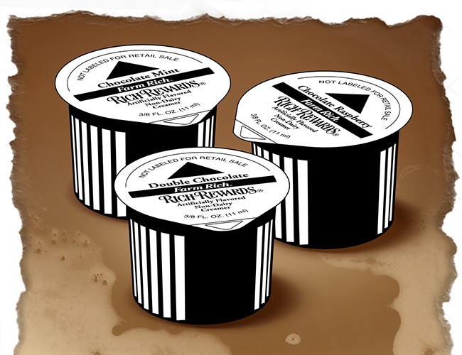 LePine Studios - Rich Products: Rich Rewards creamer cups