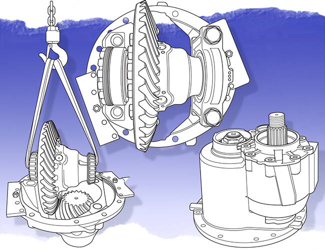 LePine Studios - Dana Limited: truck transmission hoisting