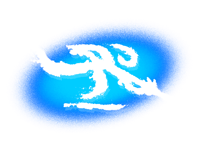 LePine Studios - Zehnder Rittling: phoenix rising from the flames as graphic swirling strokes