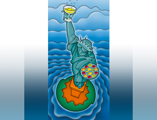 LePine Studios - Crowley Webb: Liberty party graphic