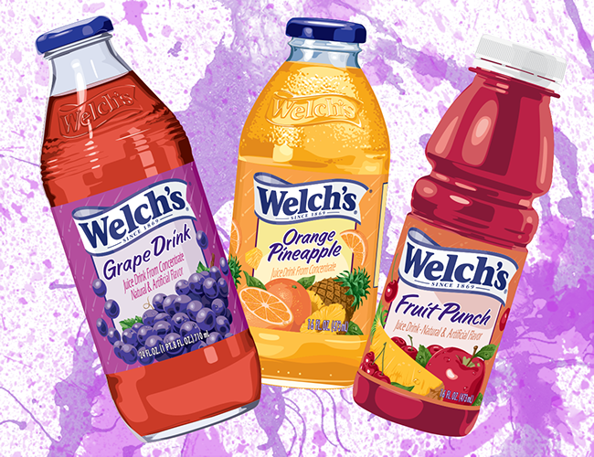 LePine Studios - Welch's: fruit drink display graphics